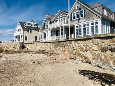 Seawall Pump Repair — Stone & Concrete Installation project by Hefel Masonry LLC