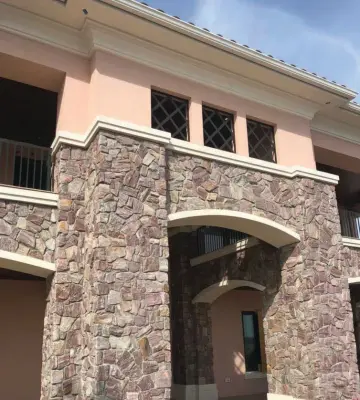 Sedona Sparkle - Mosaic Slice — Stone & Concrete Installation project by Kafka Granite
