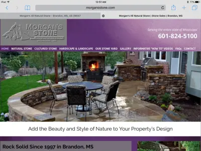 Morgan's All Natural Stone - Deck Building & Repair in Brandon, MS
