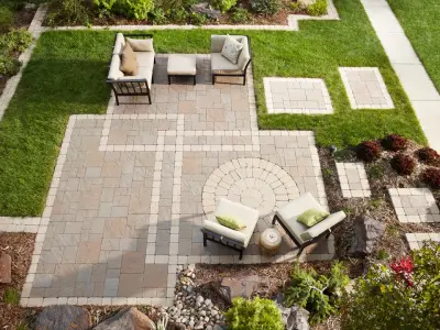 Identifying Trends: Paver Patios, Edging, and Stepping Stones — Stone & Concrete Installation project by Anchor Block Company