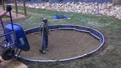 Trampoline Pit — Landscape Construction project by Titan Landscaping in Middleton
