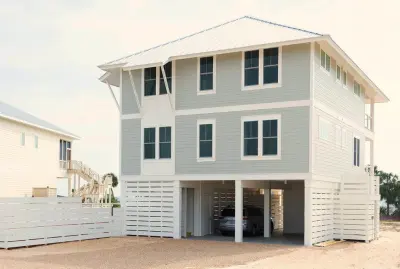 Easy Coastal Retreat by Green Team Design, Inc.