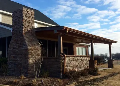 Outdoor Cooking Area Expansion — Architectural & Building Design Services project by Black Prairie Architecture