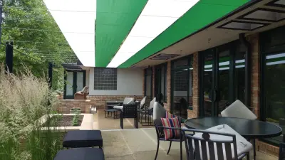 Overhill sunshade system — Architectural & Building Design Services project by East Spruce Design / Build