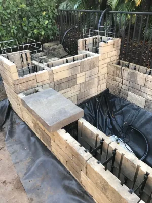 Fish Pond — Landscape Construction project by TotalScape Design in Boca Raton