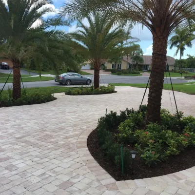 Boca Raton Driveway and Landscape — Landscape Construction project by TotalScape Design in Boca Raton