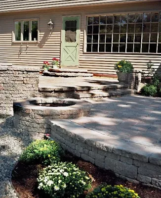 Patio and Driveway — Landscape Construction project by TotalScape Design