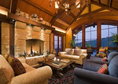 Mountain Resort Getaway by NSPJ Architects