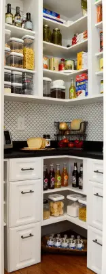 Small Pantry Big Design by Kustom Home Design