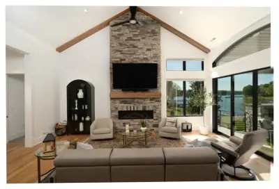 Pippin Home Designs - Strom Construction - Lakeside Residence by Pippin Home Designs, Inc