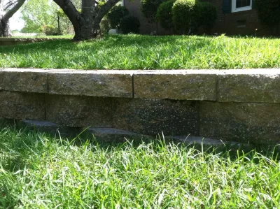 Stone work — Landscape Construction project by Trey's Lawn Service, LLC