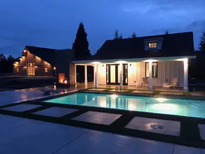 Swimming Pool Cottage by Neil Richardson Architect LLC