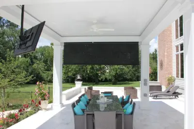 Pavilion by the Pool by Curtiss W. Byrne Architect, LLC