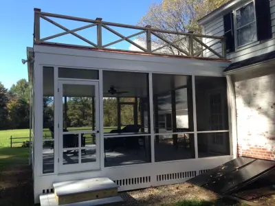 Country Home Porch Extension — Architectural & Building Design Services project by Housatonic Architectural Services, LLC (closed)