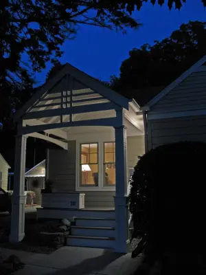 Main Entrance Veranda — Architectural & Building Design Services project by Mark A. Henrichs Architect