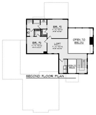 Prairie Home Design 1020-00339 by America's Best House Plans