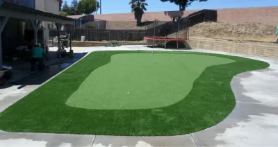 Artificial Grass Putting Golf Greens — Landscape Construction project by Turf Exchange in Thousand Oaks