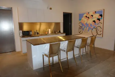 Art Exhibit in a Converted Warehouse by Studio Walker Architects, Inc.