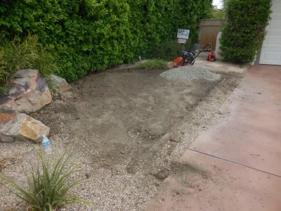 Palm Springs - Front Yard Landscape — Landscape Construction project by Turf Pros Direct in Palm Springs