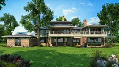 Baton Rouge, LA Private Residence in Design Stage by William R. Powell, A.I.A. Architect, LLC