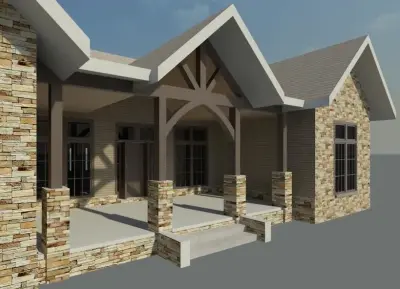 Private Home, New Hope, MS — Architectural & Building Design Services project by Black Prairie Architecture