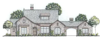 Private Home - The Landing at Mallard Lakes, Baton Rouge, Louisiana — Architectural & Building Design Services project by William R. Powell, A.I.A. Architect, LLC