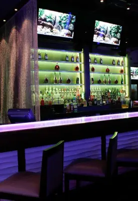 Violet Mist Lounge by Norwood Architects