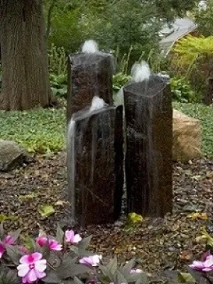 Backyard Water Fountains in Atlanta, GA by Universal Aquatics — Landscape Construction project by Universal Aquatics