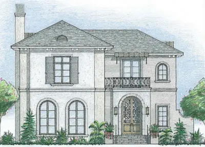 Residential Project - Providence Community, Baton Rouge, LA — Architectural & Building Design Services project by William R. Powell, A.I.A. Architect, LLC