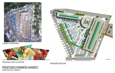 Montego Bay Jamaica Farmers Market — Architectural & Building Design Services project by Jose R. Casanova, Jr., Architect - Urban Planner