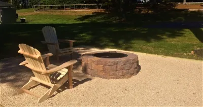 Fire Pit by Valley Deck & Patio