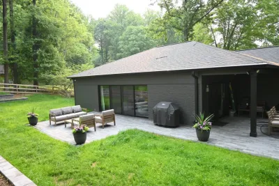 Pikesville Backyard and Front Yard Patio Design by Valley Deck & Patio