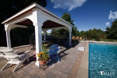 Pool Decking and Landscape Design - Clarksville — Landscape Construction project by Valley Deck & Patio
