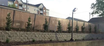 Commercial Retaining Wall — Landscape Construction project by Valley Deck & Patio