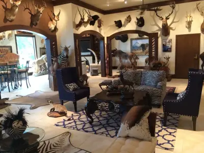 Robert J Rod 3000 sq. ft. Trophy Room, Four-Car Garage, and Wine Cellar by Newell's Designs