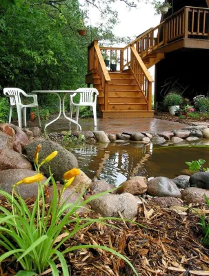 Water Features — Landscape Construction project by Vande Hey Company, Inc in Appleton
