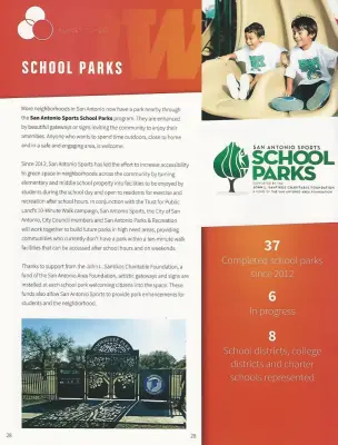San Antonio Sports/Santikos School Park Entrance Initiatives — Architectural & Building Design Services project by EFG Architect