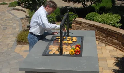 Outdoor Kitchens & BBQ — Landscape Construction project by Viking Pavers, Inc