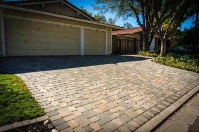 Paved Driveways — Landscape Construction project by Viking Pavers, Inc