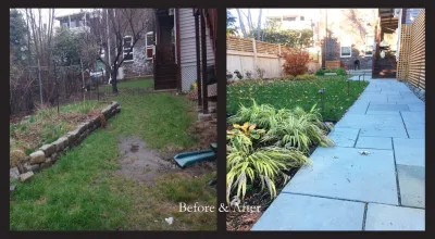 Dorchester Yard Renovation — Landscape Construction project by Village Stonesmith Gardens & Masonry