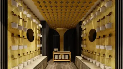 Sculptural Shelving by Grace Space Architect LLC