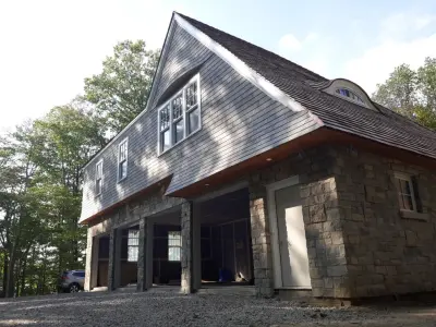 shingle-style contemporary home — Architectural & Building Design Services project by Jonathan Paul Fleming, Architect
