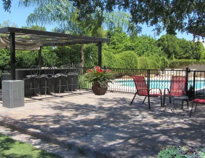 Backyard Patio & Pool Areas — Landscape Construction project by Waibel & Associates Landscape Architecture