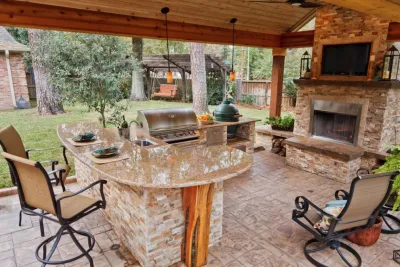 Chef's Heaven — Landscape Construction project by Warren's Outdoor Living