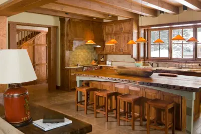 Taos Ski Valley Ski Cabin Construction in New Mexico — Architectural & Building Design Services project by Shaw Architecture LLC.