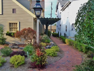 Williamsburg Style Structure — Landscape Construction project by Weavers Landscape Company