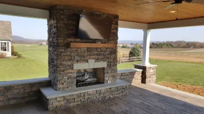 Chambersburg Outdoor Living Area by Weavers Landscape Company