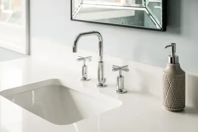 Eternal Main Bathroom — Architectural & Building Design Services project by Rockledge Design + Architecture