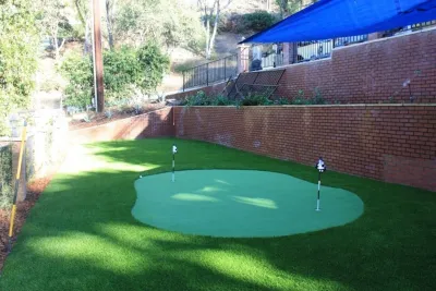 Artificial Putting Green — Landscape Construction project by Westside Lawns, Inc. in Los Angeles