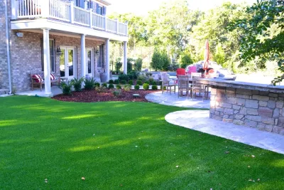 Outdoor Entertainment Space — Landscape Construction project by Willow Branch Landscapes